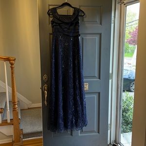 Brand new, tags on, lace overlay with sequins